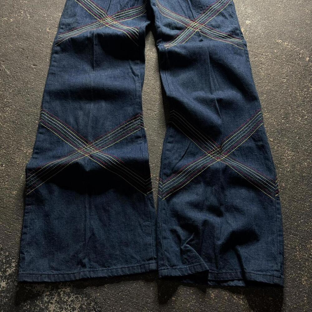 Vintage Womens 70’s Hallsboro Bell Bottom’s - Picture 2 of 6